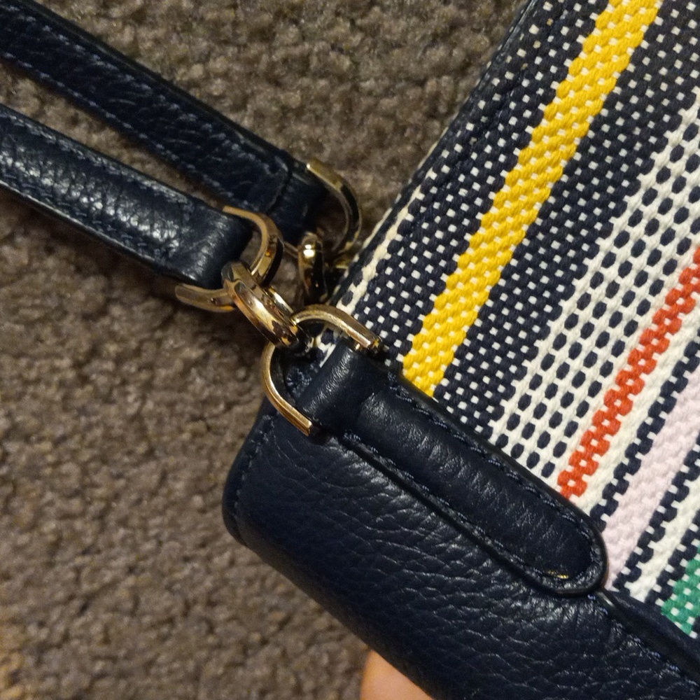 Kate Spade multicolored & navy blue beautiful bag - Picture 13 of 15